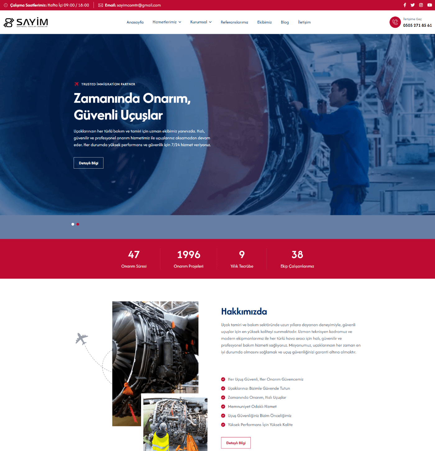 Tadilat Temalı Kurumsal Web Site Yazılımı | Ajansfy.com