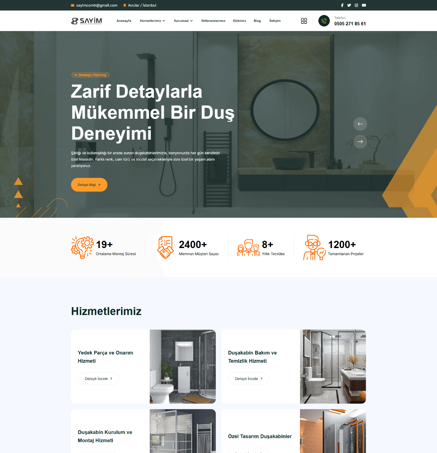 Dekorasyon Temalı Kurumsal Web Site Yazılımı | Ajansfy.com
